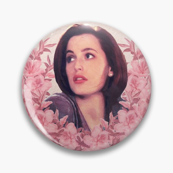 Item preview, Dana Scully X-Files Gillian Anderson Flowers Oil Painting designed and sold by scullysblazer.
