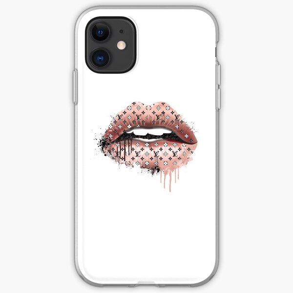 Designer inspired lips iPhone Soft Case