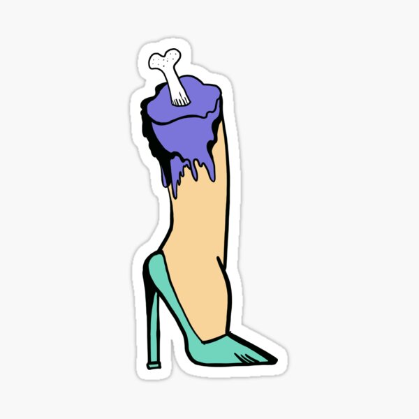 Cotton Candy Leggz Sticker