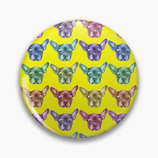 Item preview, French Bulldogs Print designed and sold by Flower Magic .