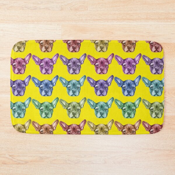 Item preview, French Bulldogs Print designed and sold by Flower Magic .