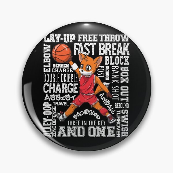 Item preview, Funny Anime Animal Furries Dunk Basketball Cute Fox designed and sold by Crush Retro®.