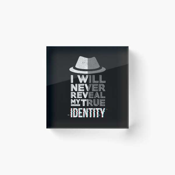 Artikelvorschau, Ich werde nie meine wahre Identität Funny Spy Design zeigen entworfen und verkauft von Delightfully Cynical.