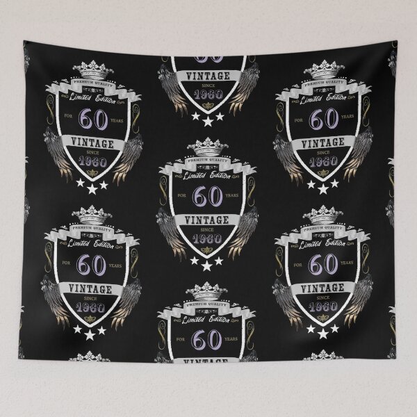 Item preview, Vintage 1960 60th Birthday - Lavender designed and sold by ryanwfraser.