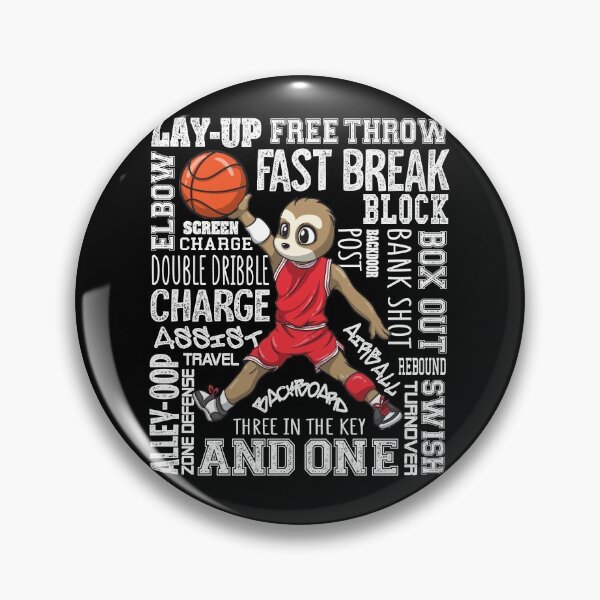 Item preview, Funny Anime Animal Furries Dunk Basketball Cute Sloth designed and sold by Crush Retro®.