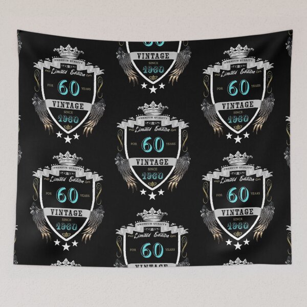 Item preview, Vintage 1960 60th Birthday - Turquoise designed and sold by ryanwfraser.