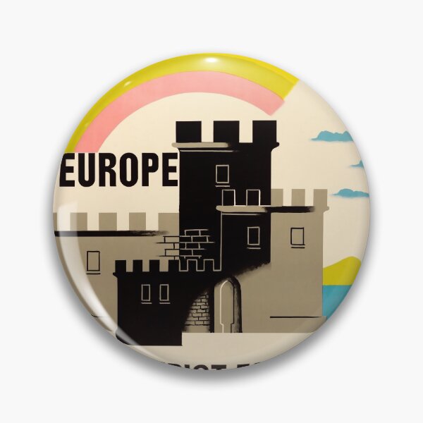 Artikelvorschau, The Rainbow to Europ vintage travel poster entworfen und verkauft von stickart-marek.