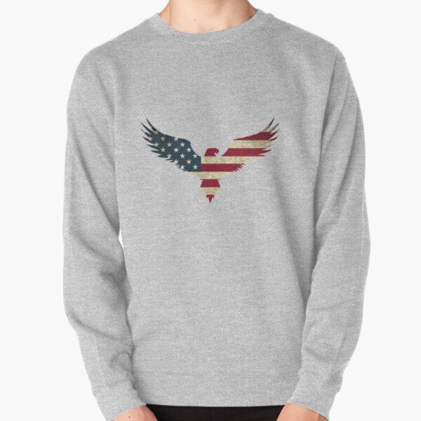 Bald Eagle- America Pullover Sweatshirt