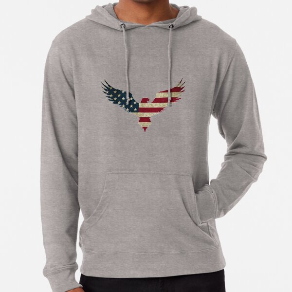 Bald Eagle- America Lightweight Hoodie