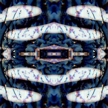 Artwork thumbnail, Kaleidoscope Blue  by kinkatstyle