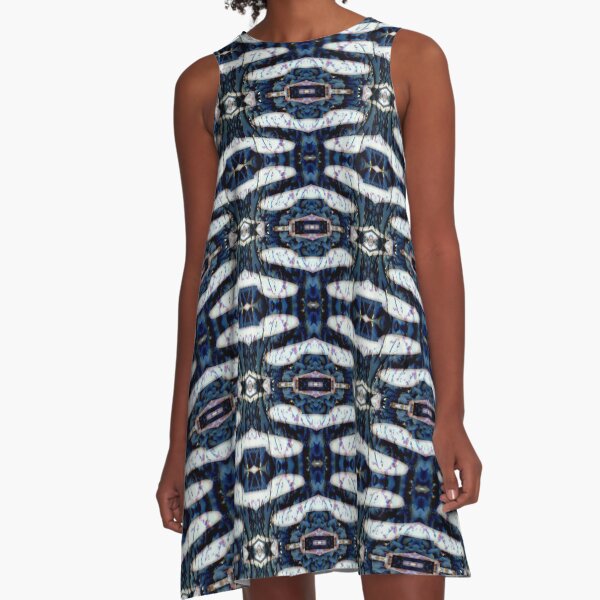 Item preview, Kaleidoscope Blue  designed and sold by kinkatstyle.
