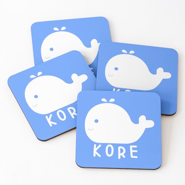 Item preview, White Kore Whale designed and sold by Hobicore-Store.