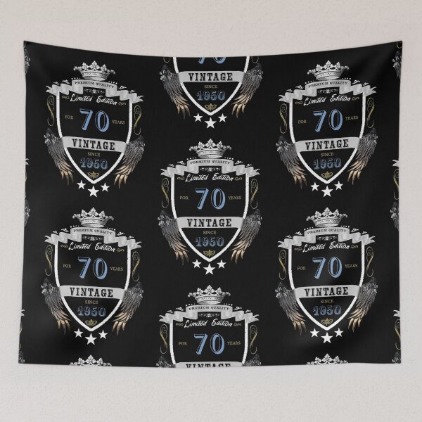 Item preview, Vintage 1950 70th Birthday - Light Blue designed and sold by ryanwfraser.