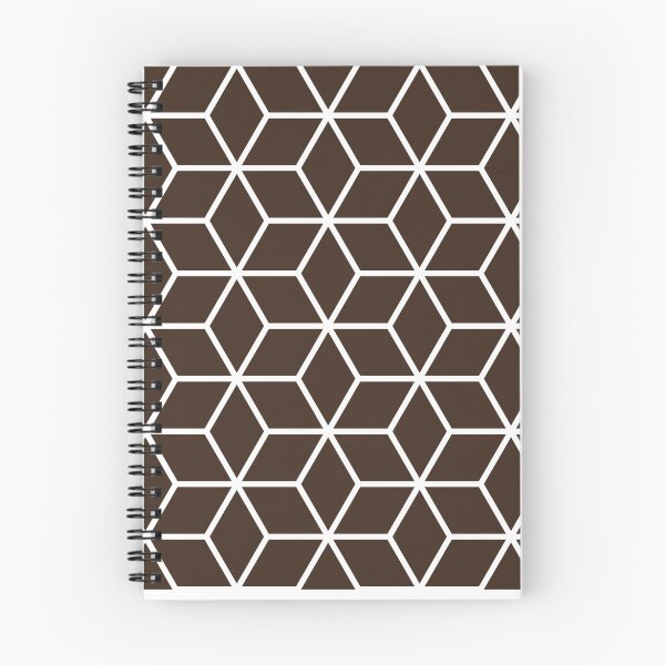Item preview, Chocolate Interlocked hexagon lattice designed and sold by ImageNugget.