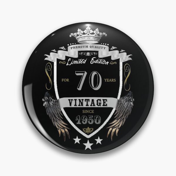 Item preview, Vintage 1950 70th Birthday - Light Gray designed and sold by ryanwfraser.