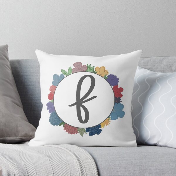 Artikelvorschau, F Blumenmonogramm entworfen und verkauft von katiedee.
