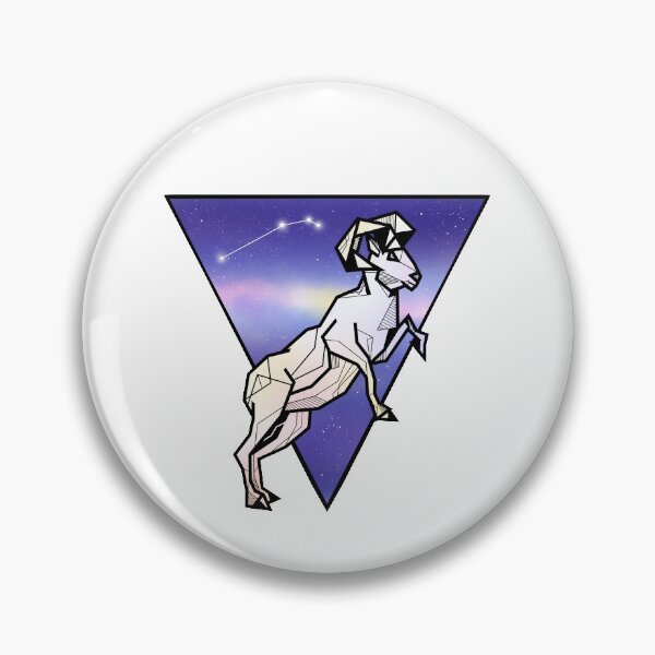 Item preview, Aries star sign geometric ram designed and sold by piedaydesigns.