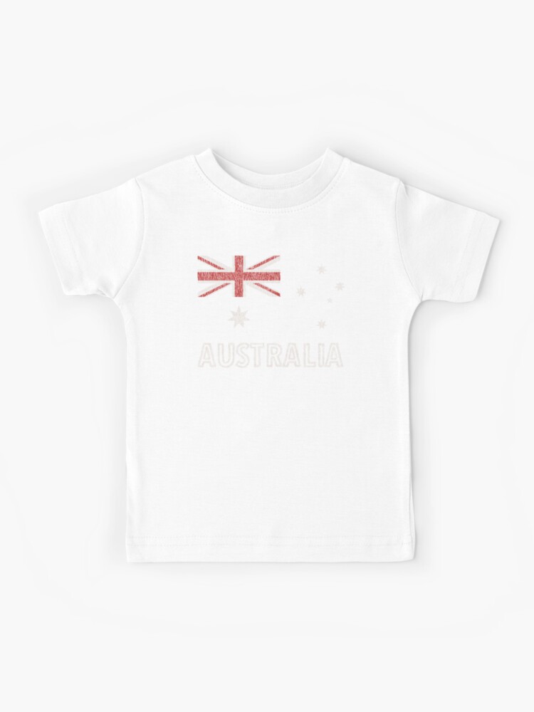 Thumbnail 1 of 2, Kids T-Shirt, Australian Flag Distressed Design designed and sold by reapolo.