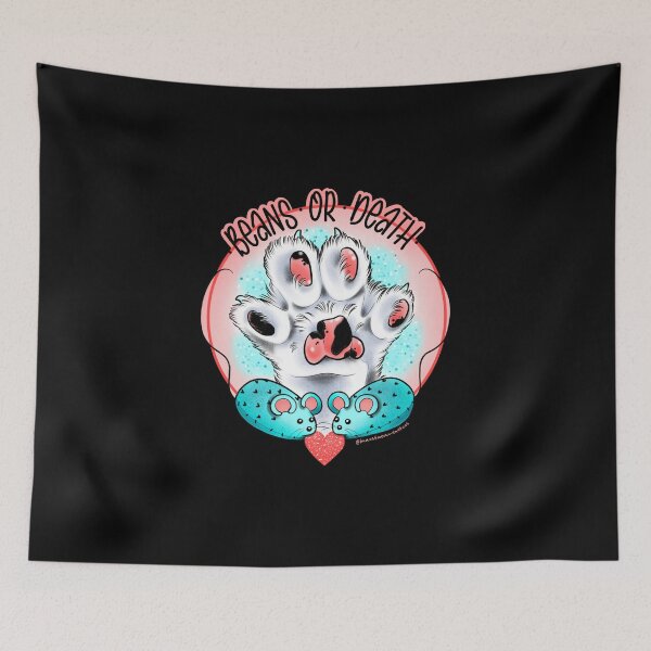 Item preview, Beans or Death designed and sold by ImaCatMeowTats.
