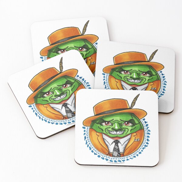 Item preview, Goofy Masked Man CircleToon Caricature designed and sold by circletoons.