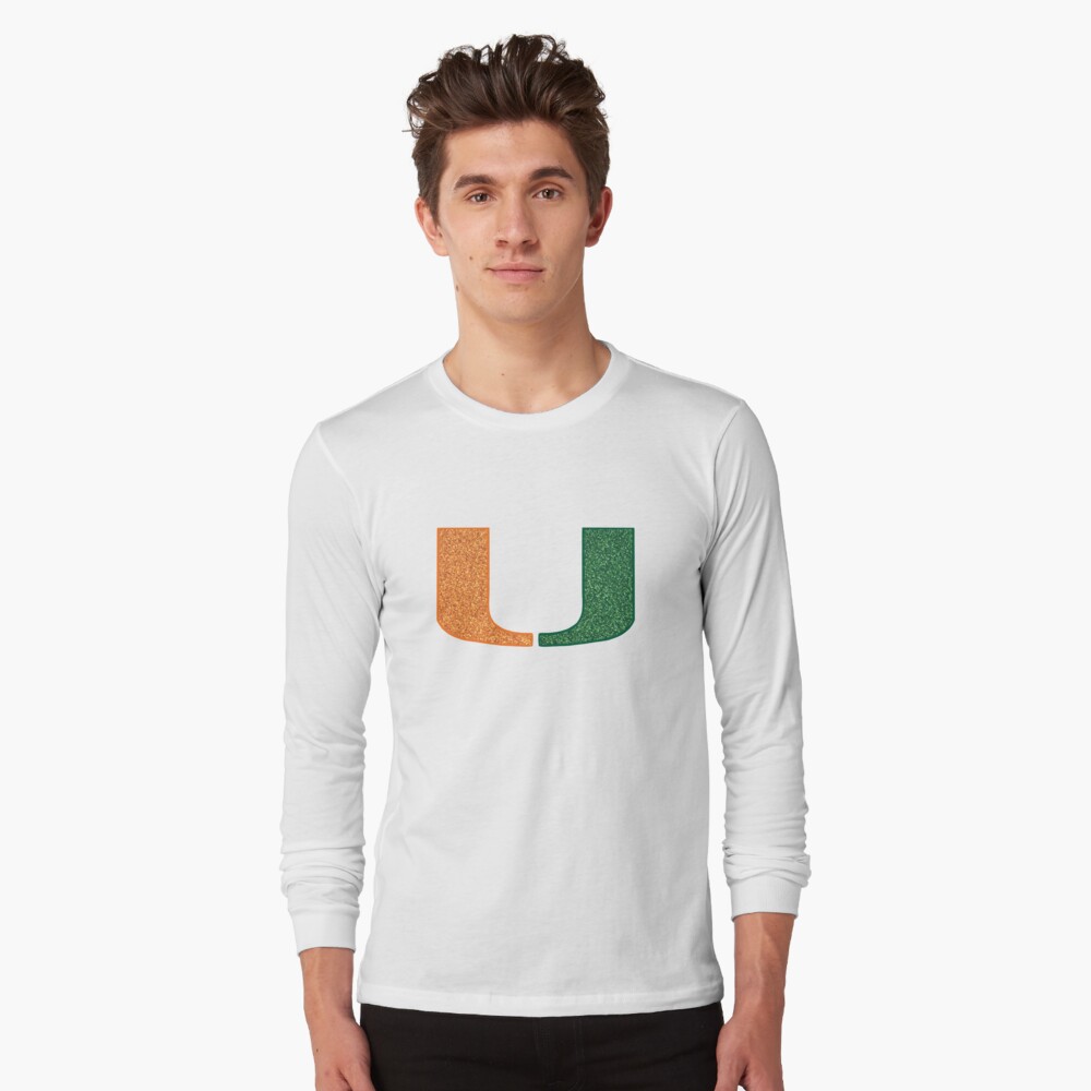 Miami Canes bling tee  University of Miami glitter t-shirt