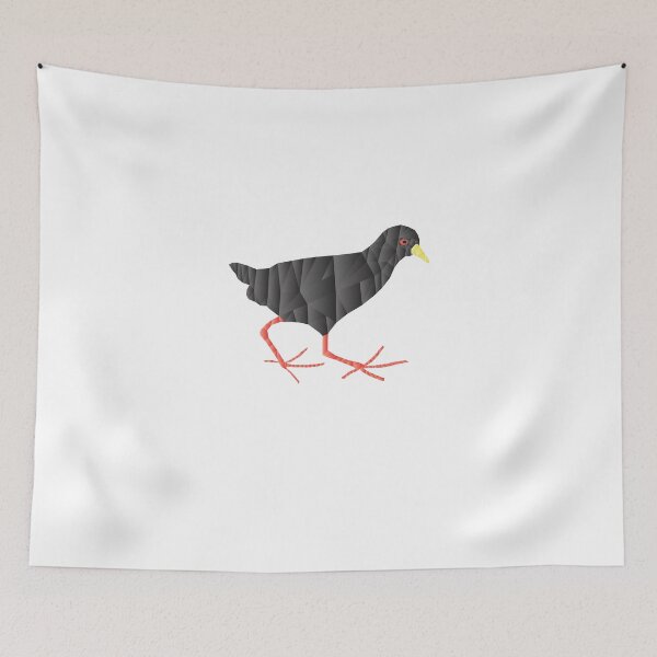 Item preview, Black Crake Low Poly Abstract Bird designed and sold by TastefulTees.