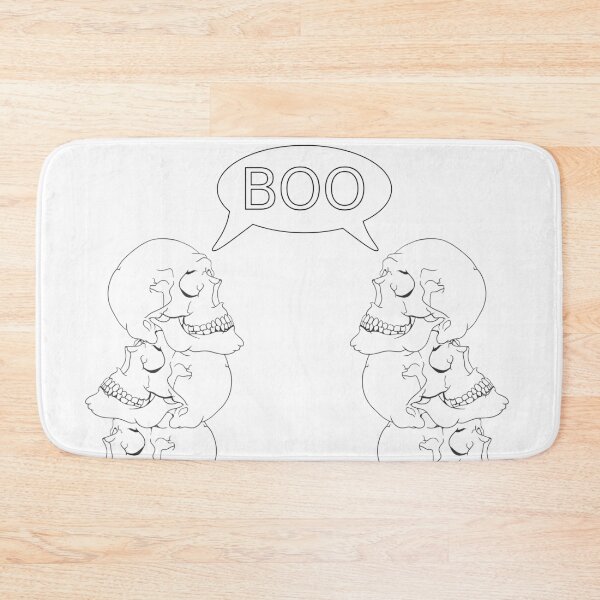 Item preview, Human Skulls Boo designed and sold by piedaydesigns.