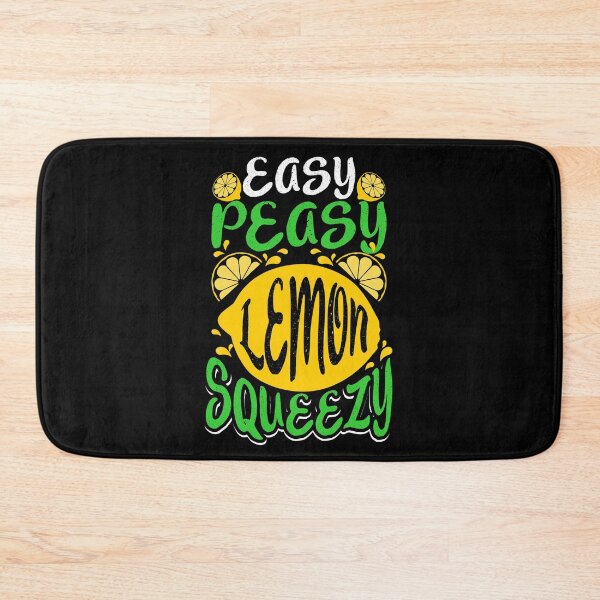 Item preview, Easy Peasy Lemon Squeezy Cute Funny Saying designed and sold by Delightfully Cynical.