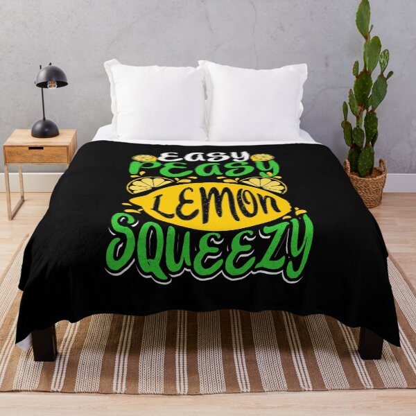 Item preview, Easy Peasy Lemon Squeezy Cute Funny Saying designed and sold by Delightfully Cynical.