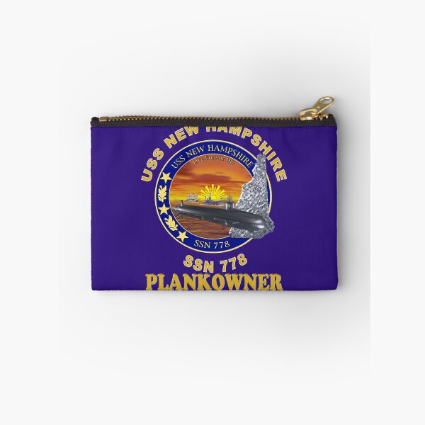 Item preview, SSS-778 USS New Hampshire Plank Owner Crest for Dark Colors designed and sold by Nikki SpaceStuffPlus.