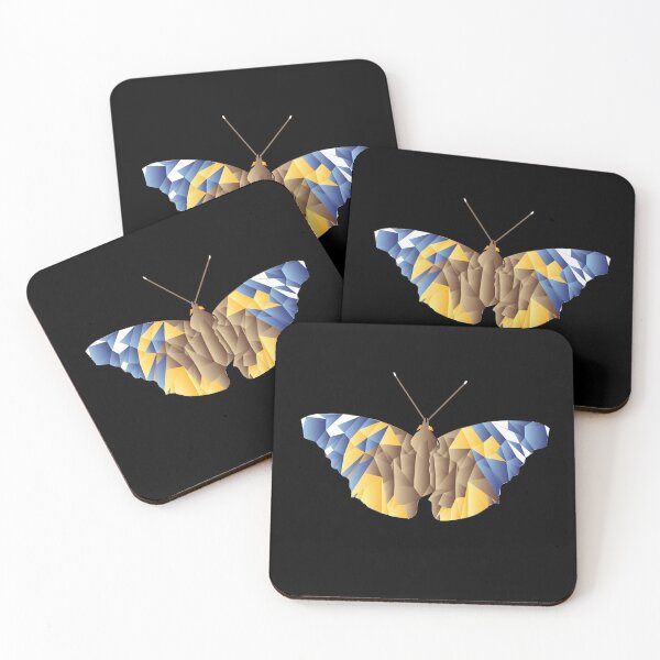 Item preview, Kallima inachus Low Poly Abstract  designed and sold by TastefulTees.