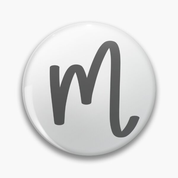Item preview, M floral monogram designed and sold by katiedee.