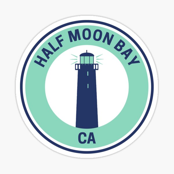 Aperçu de l'œuvre Vintage Half Moon Bay en Californie créée et vendue par fearcity.