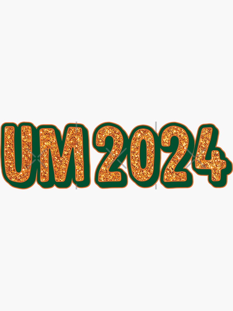 "Miami 2024" Sticker by Rpadnis Redbubble