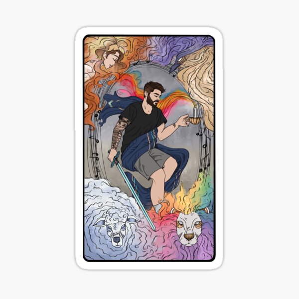 Beautiful Mind Tarot Card Sticker