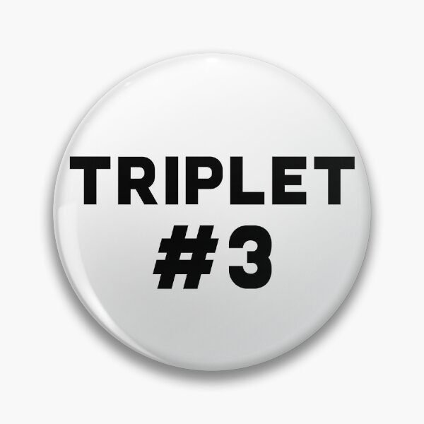 Item preview, Triplet Number 3 designed and sold by teesaurus.