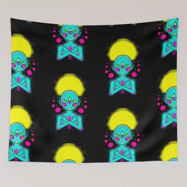 Item preview, neon people from the crystal planet designed and sold by tangerine-haus.