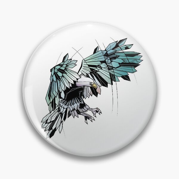 Item preview, Geometric eagle designed and sold by piedaydesigns.