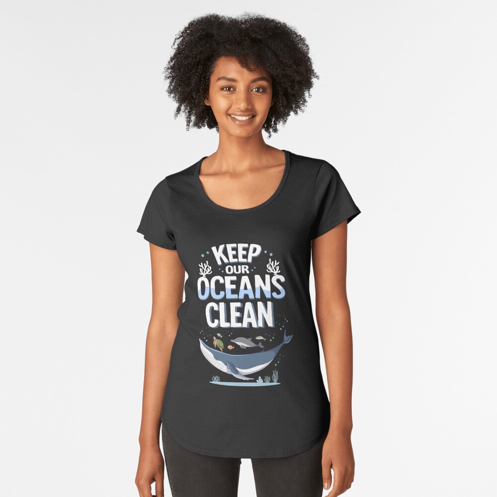 Keep Our Oceans Clean Earth Day Save The Ocean Shirt - TeeUni