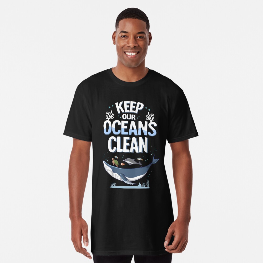 Keep Our Oceans Clean Earth Day Save The Ocean Shirt - TeeUni