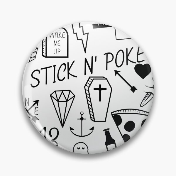 Item preview, Stick and Poke Tattoo designed and sold by piedaydesigns.