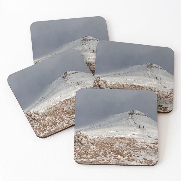 Item preview, A snowy Corn Du in the Brecon Beacons National Park designed and sold by Dan Santillo.
