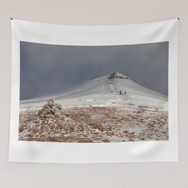 Item preview, A snowy Corn Du in the Brecon Beacons National Park designed and sold by Dan Santillo.