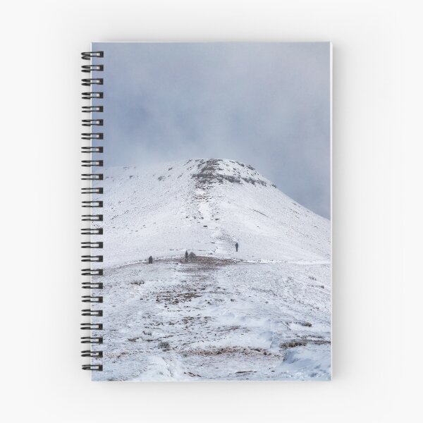 Item preview, A snowy Corn Du in the Brecon Beacons National Park designed and sold by Dan Santillo.