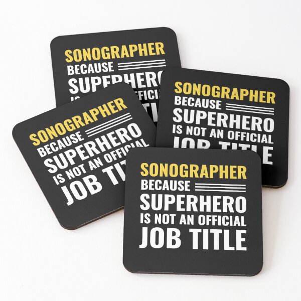 Item preview, Funny Sonographer Superhero, Gift For Ultrasound Tech designed and sold by VintageMashup.