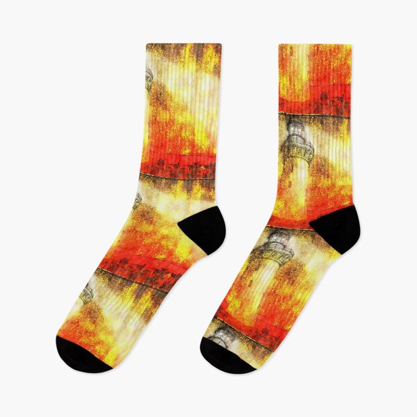 Item preview, Fiery Lighthouse Abstract designed and sold by Ohlordi.