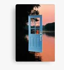 The portal to zen living Canvas Print