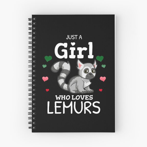 Item preview, Just A Girl Who Loves Lemurs designed and sold by Funny Shirts Matter.