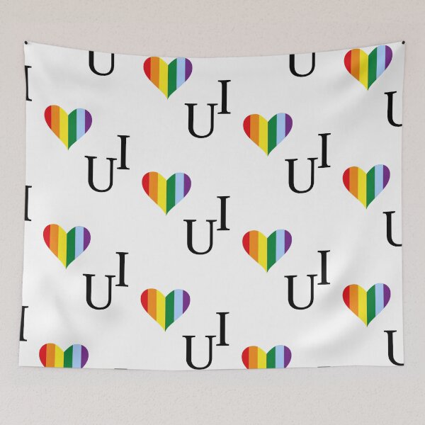 Item preview, RAINBOW FLAG PRIDE LGBTQ I LOVE U MEN WOMEN GIFT designed and sold by fourstripes.