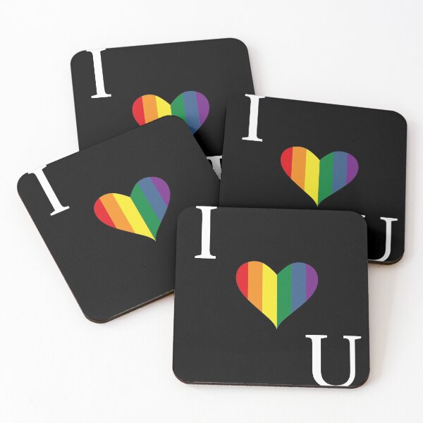 Item preview, RAINBOW FLAG PRIDE LGBTQ I LOVE U MEN WOMEN GIFT designed and sold by fourstripes.